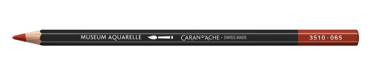 Caran d'Ache Museum Aquarelle Pencil - 065 Sanguine - The Merri Artist - merriartist.com