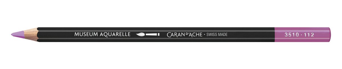 Caran d'Ache Museum Aquarelle Pencil - 112 Manganese Violet - The Merri Artist - merriartist.com