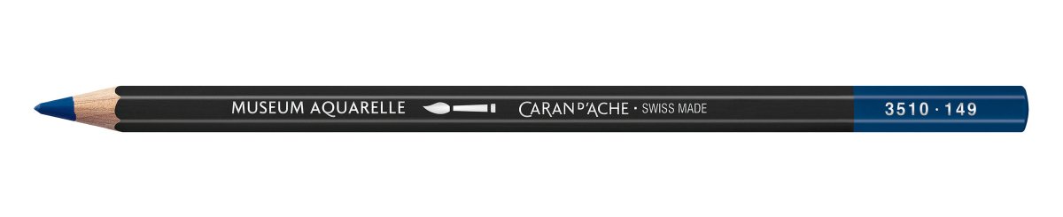 Caran d'Ache Museum Aquarelle Pencil - 149 Night Blue - The Merri Artist - merriartist.com