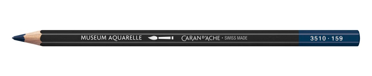 Caran d'Ache Museum Aquarelle Pencil - 159 Prussian Blue - The Merri Artist - merriartist.com