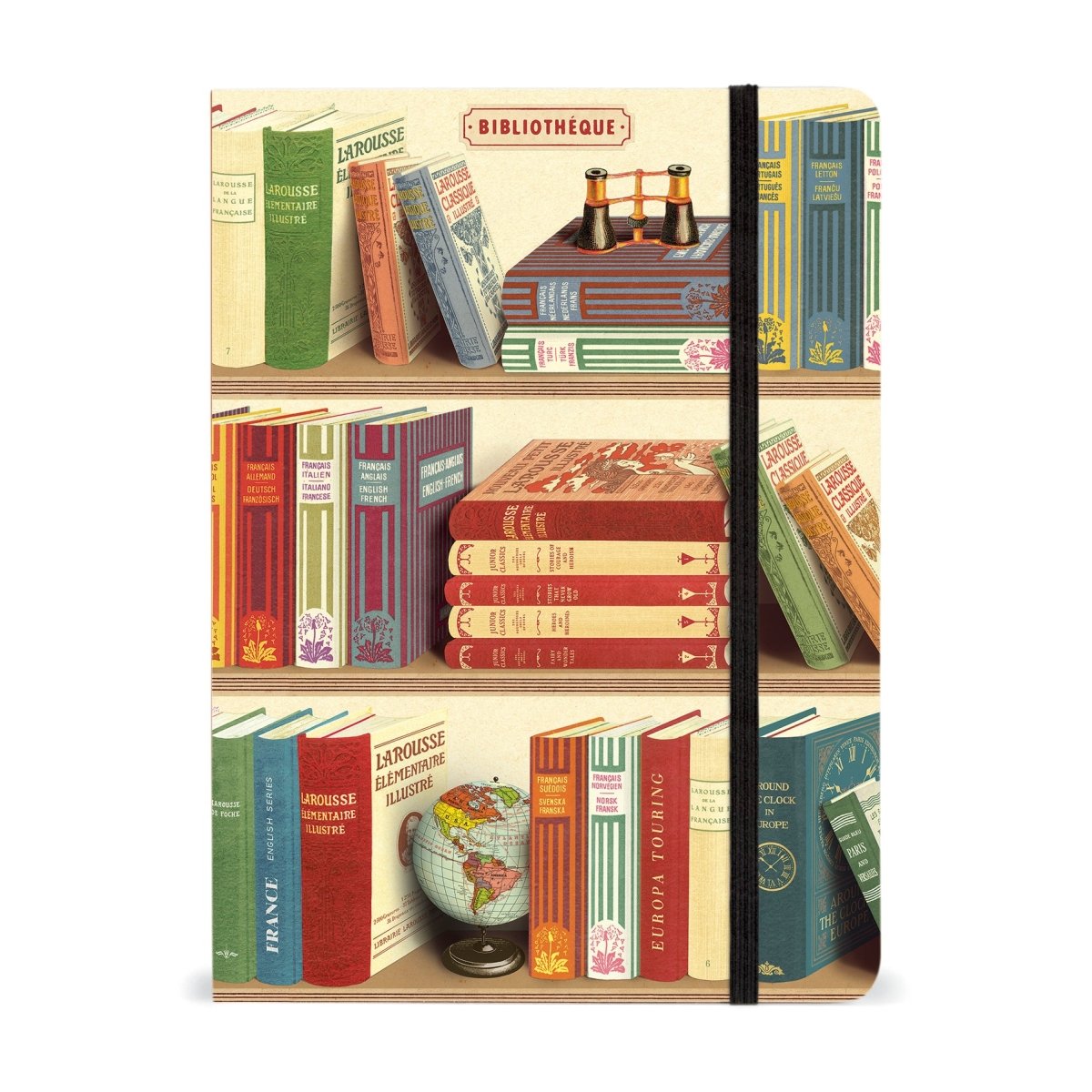 Cavallini & Co. Vintage Inspired Large Notebook - 6" x 8" 144 pages - Library Books - The Merri Artist - merriartist.com