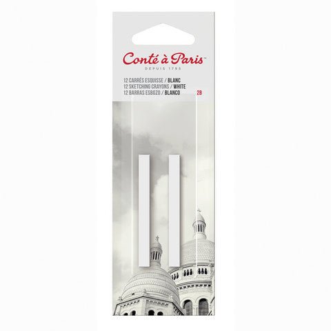 Conte Crayon 2 pack - White 2B - The Merri Artist - merriartist.com