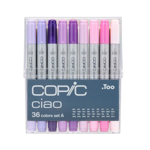 Copic Ciao Marker Set 36 - Piece Set A - The Merri Artist - merriartist.com
