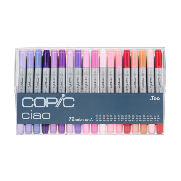 Copic Ciao Marker Set 72 - Piece Set A - The Merri Artist - merriartist.com
