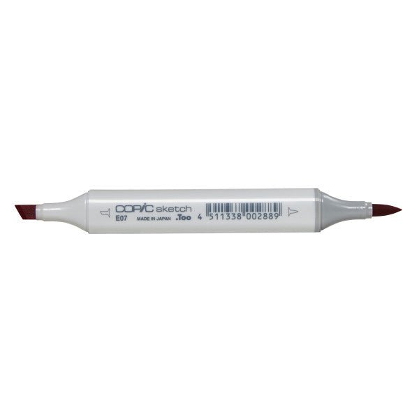 Copic Sketch Marker E07 Light Mahogany - The Merri Artist - merriartist.com