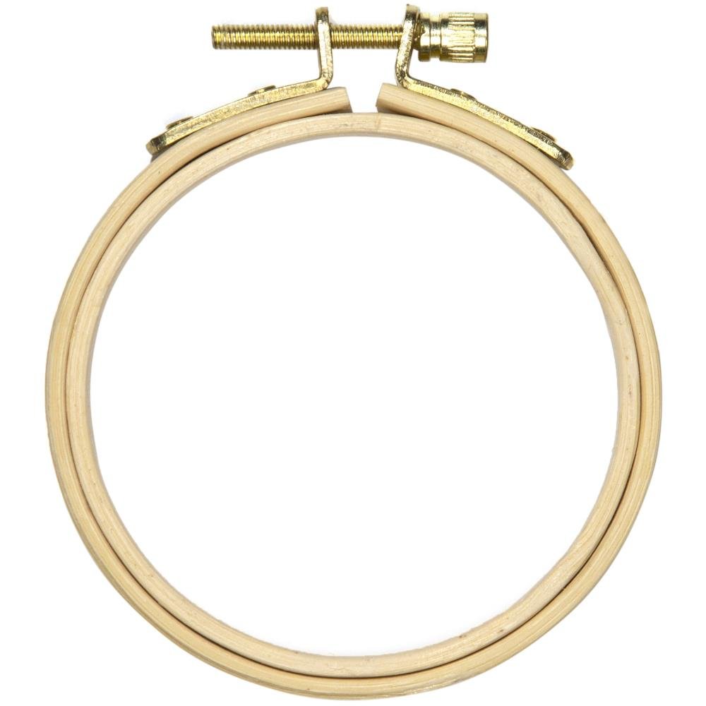 CousinDIY Natural Wood Hoop for Needlecraft - 3 inch - The Merri Artist - merriartist.com