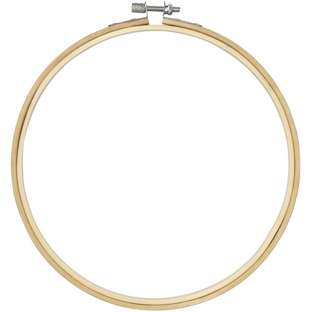 CousinDIY Natural Wood Hoop for Needlecraft - 7 inch - The Merri Artist - merriartist.com