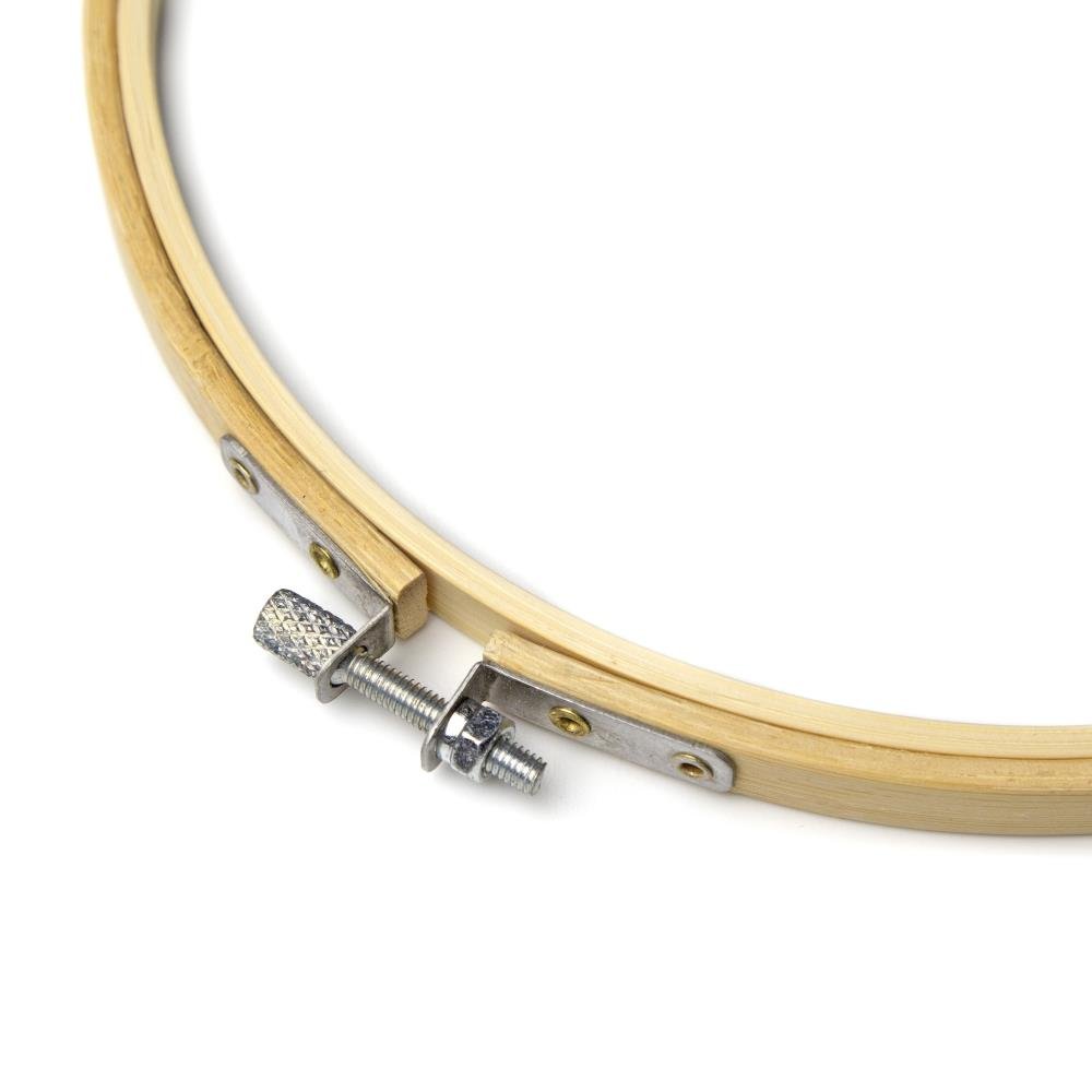 CousinDIY Natural Wood Hoop for Needlecraft - 7 inch - The Merri Artist - merriartist.com