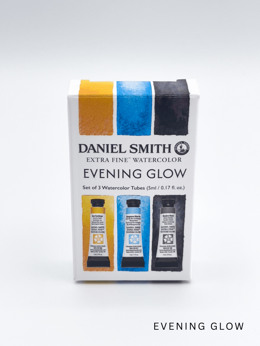 Daniel Smith Watercolor 5ml Tubes - Evening Glow Set - 3 Tubes - (Available August 2025) - The Merri Artist - merriartist.com