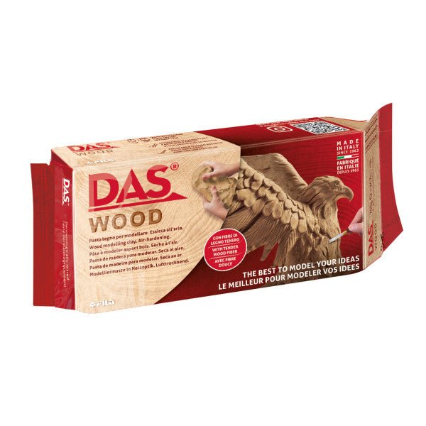 Das Air Hardening Clay, 1.5 lbs. Wood - The Merri Artist - merriartist.com