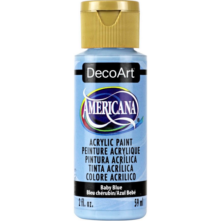 DecoArt Americana Acrylic 2 fl oz - Baby Blue - The Merri Artist - merriartist.com