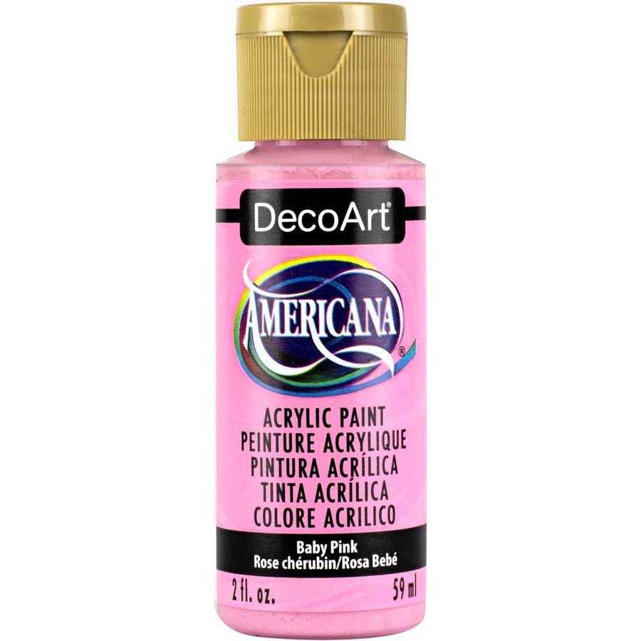 DecoArt Americana Acrylic 2 fl oz - Baby Pink - The Merri Artist - merriartist.com