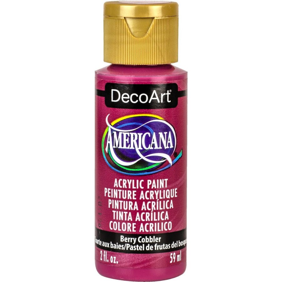 DecoArt Americana Acrylic 2 fl oz - Berry Cobbler - The Merri Artist - merriartist.com
