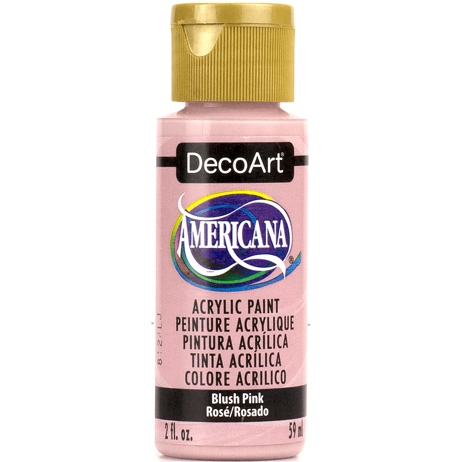 DecoArt Americana Acrylic 2 fl oz - Blush Pink - The Merri Artist - merriartist.com