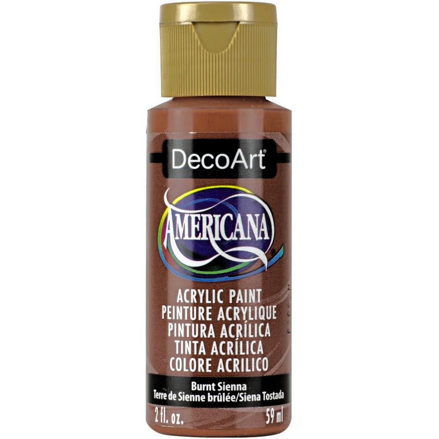 DecoArt Americana Acrylic 2 fl oz - Burnt Sienna - The Merri Artist - merriartist.com
