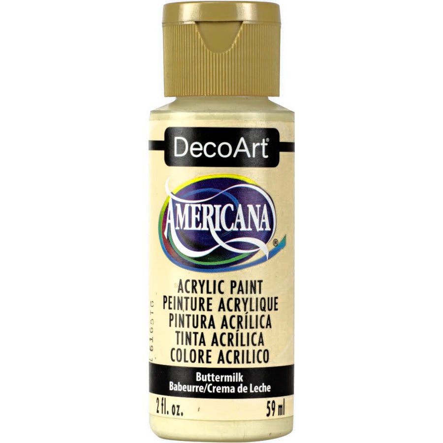 DecoArt Americana Acrylic 2 fl oz - Buttermilk - The Merri Artist - merriartist.com