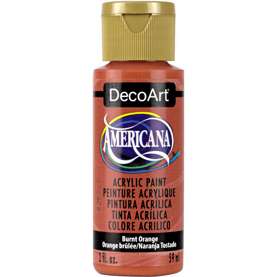 DecoArt Americana Acrylic 2 fl oz - Cadmium Orange (Transparent) - The Merri Artist - merriartist.com