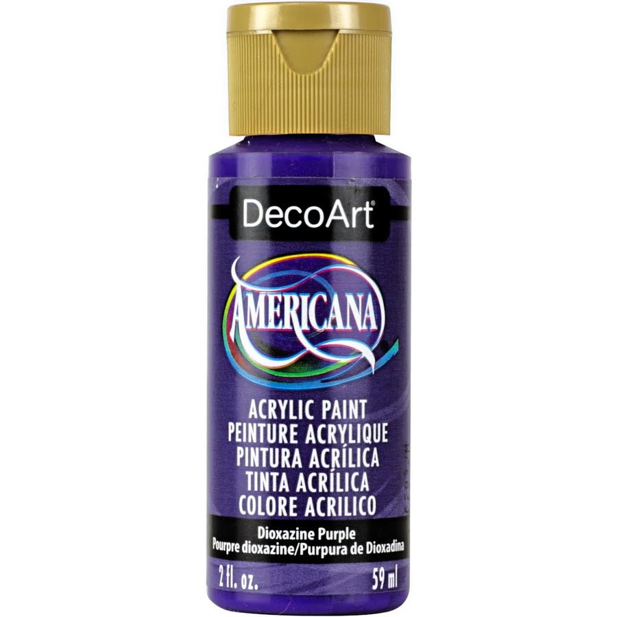 DecoArt Americana Acrylic 2 fl oz - Dioxazine Purple - The Merri Artist - merriartist.com