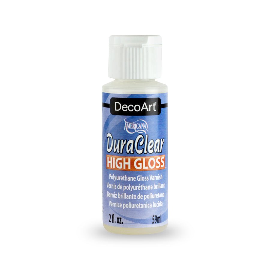 DecoArt Americana Acrylic 2 fl oz - DuraClear High - Gloss Varnish - The Merri Artist - merriartist.com
