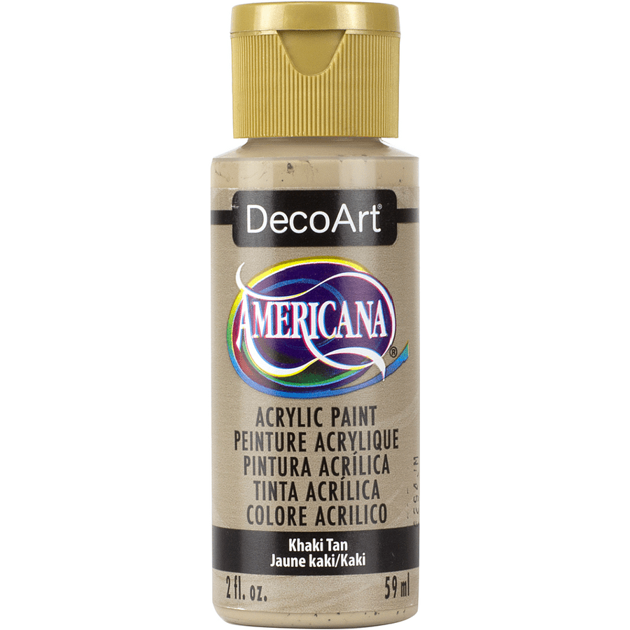 DecoArt Americana Acrylic 2 fl oz - Khaki Tan - The Merri Artist - merriartist.com