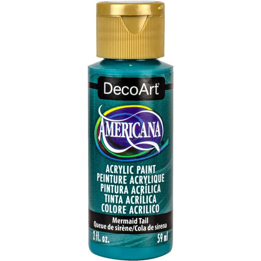 DecoArt Americana Acrylic 2 fl oz - Mermaid Tail - The Merri Artist - merriartist.com