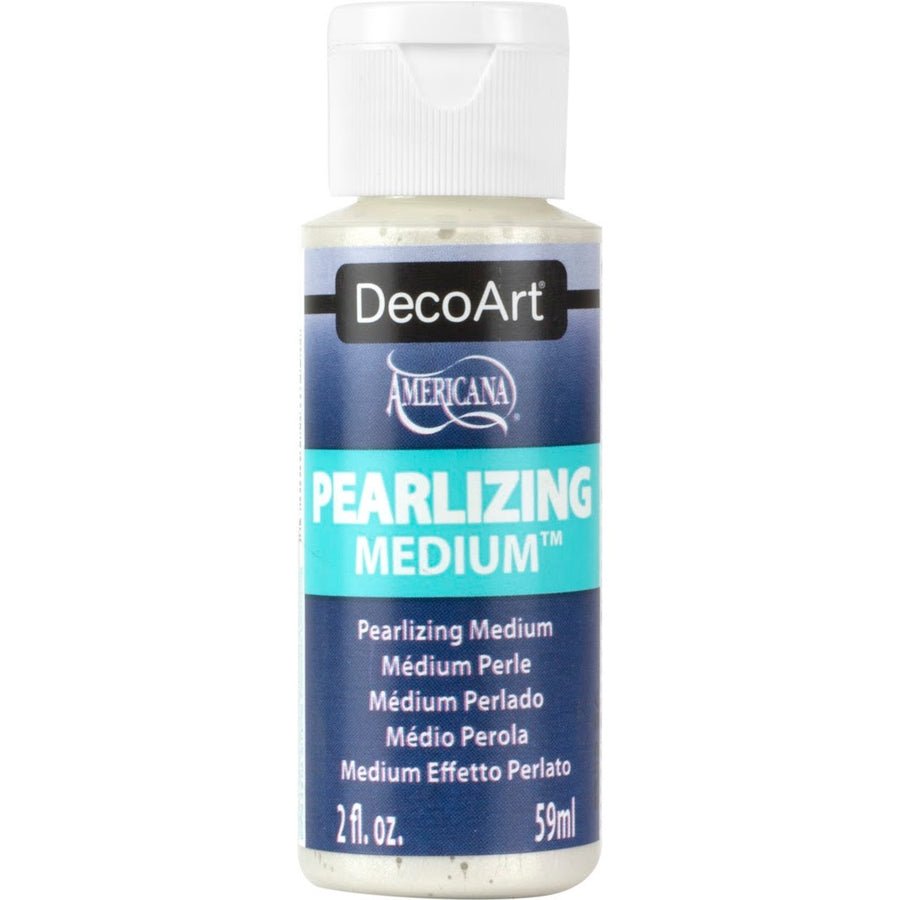 DecoArt Americana Acrylic 2 fl oz - Pearlizing Medium - The Merri Artist - merriartist.com