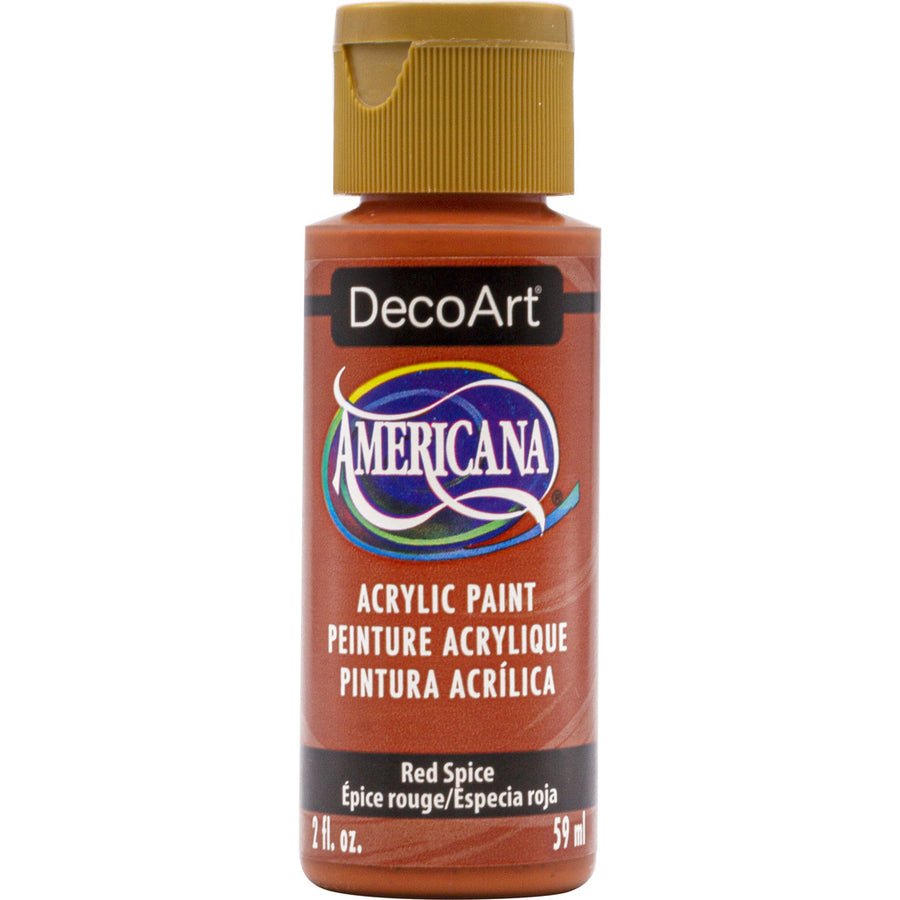 DecoArt Americana Acrylic 2 fl oz - Red Spice - The Merri Artist - merriartist.com