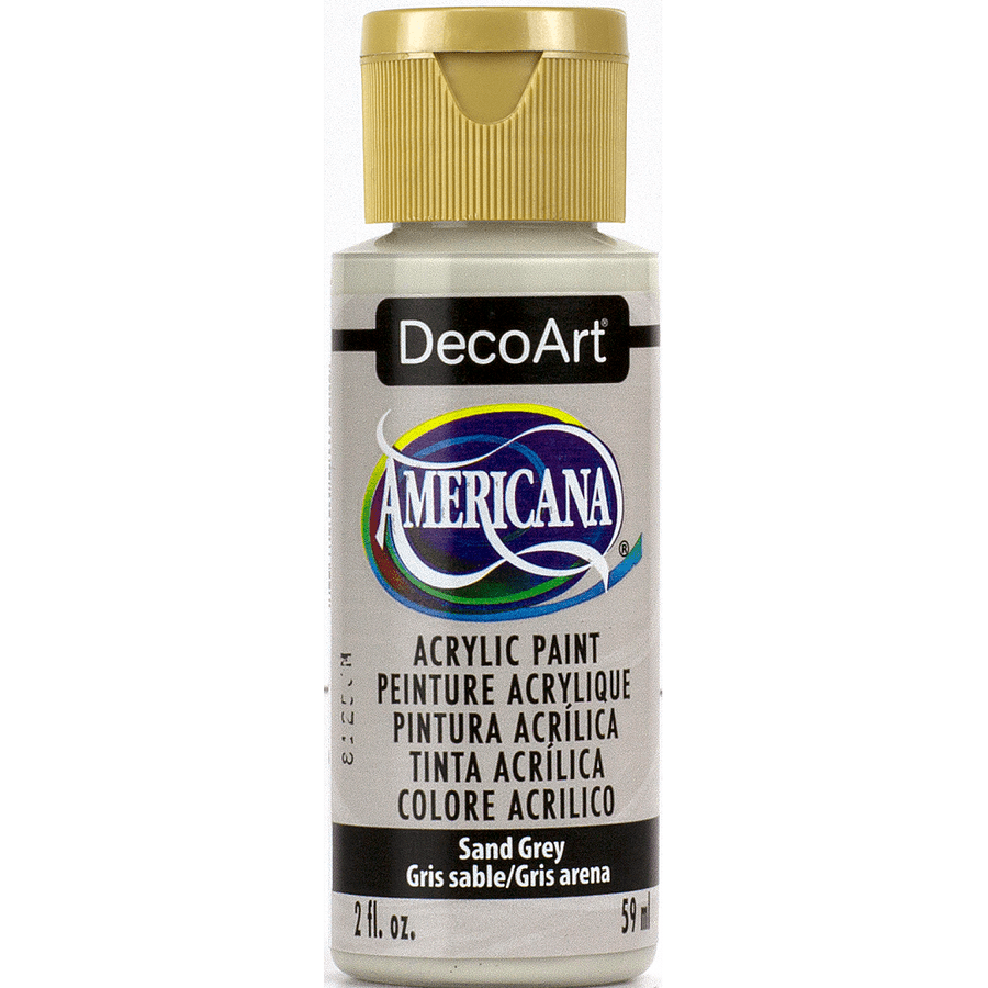 DecoArt Americana Acrylic 2 fl oz - Sand Grey - The Merri Artist - merriartist.com