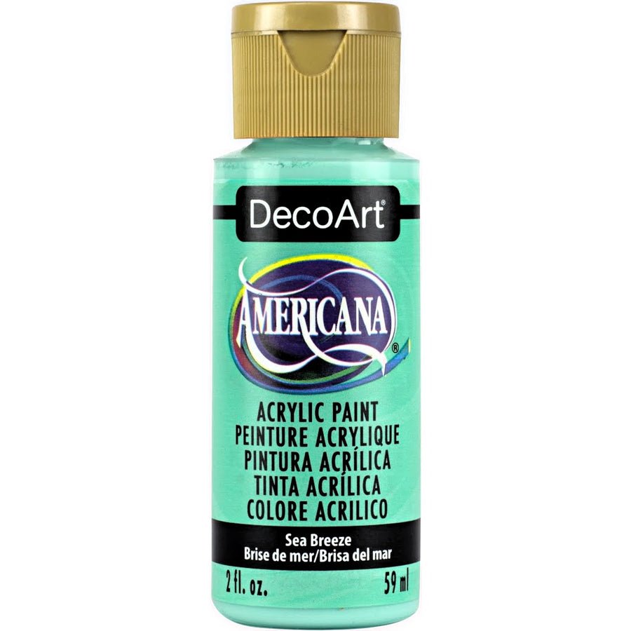 DecoArt Americana Acrylic 2 fl oz - Sea Breeze - The Merri Artist - merriartist.com