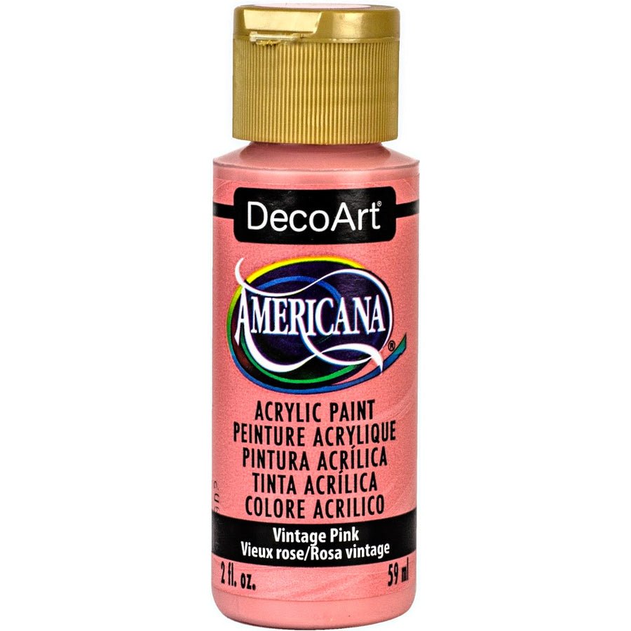 DecoArt Americana Acrylic 2 fl oz - Vintage Pink - The Merri Artist - merriartist.com