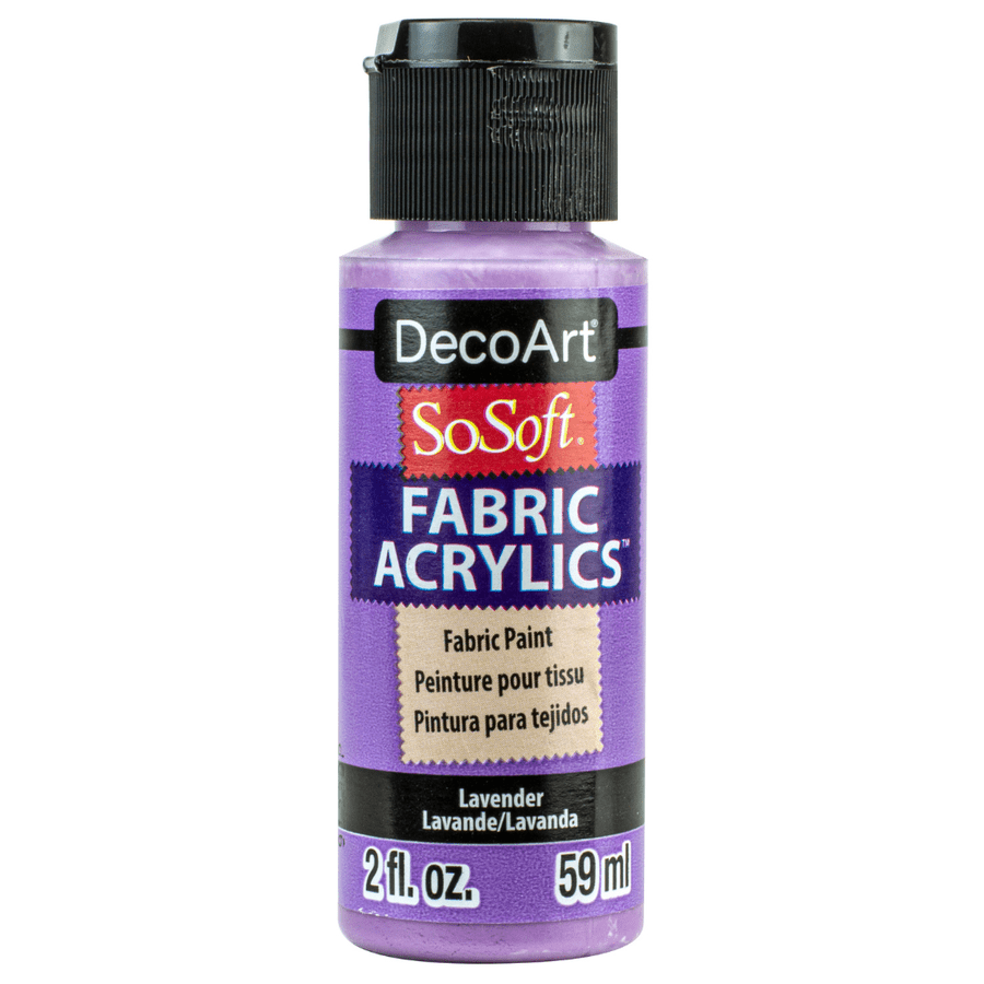 DecoArt SoSoft Fabric Acrylics 2 oz - Lavender - The Merri Artist - merriartist.com