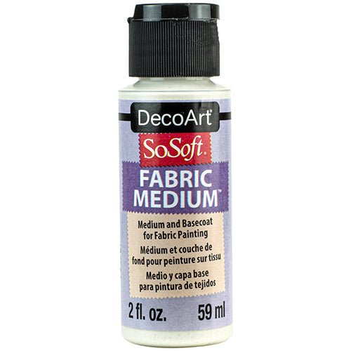 DecoArt SoSoft Fabric Acrylics 2 oz - Transparent Medium - The Merri Artist - merriartist.com