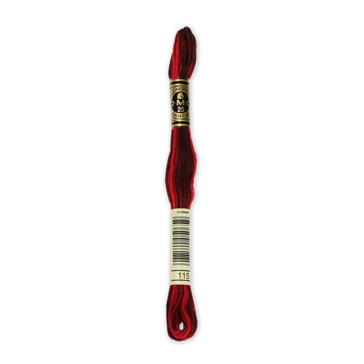DMC 6 - Strand Cotton Embroidery Floss 8.7yd - 115 Variegated Garnet - The Merri Artist - merriartist.com