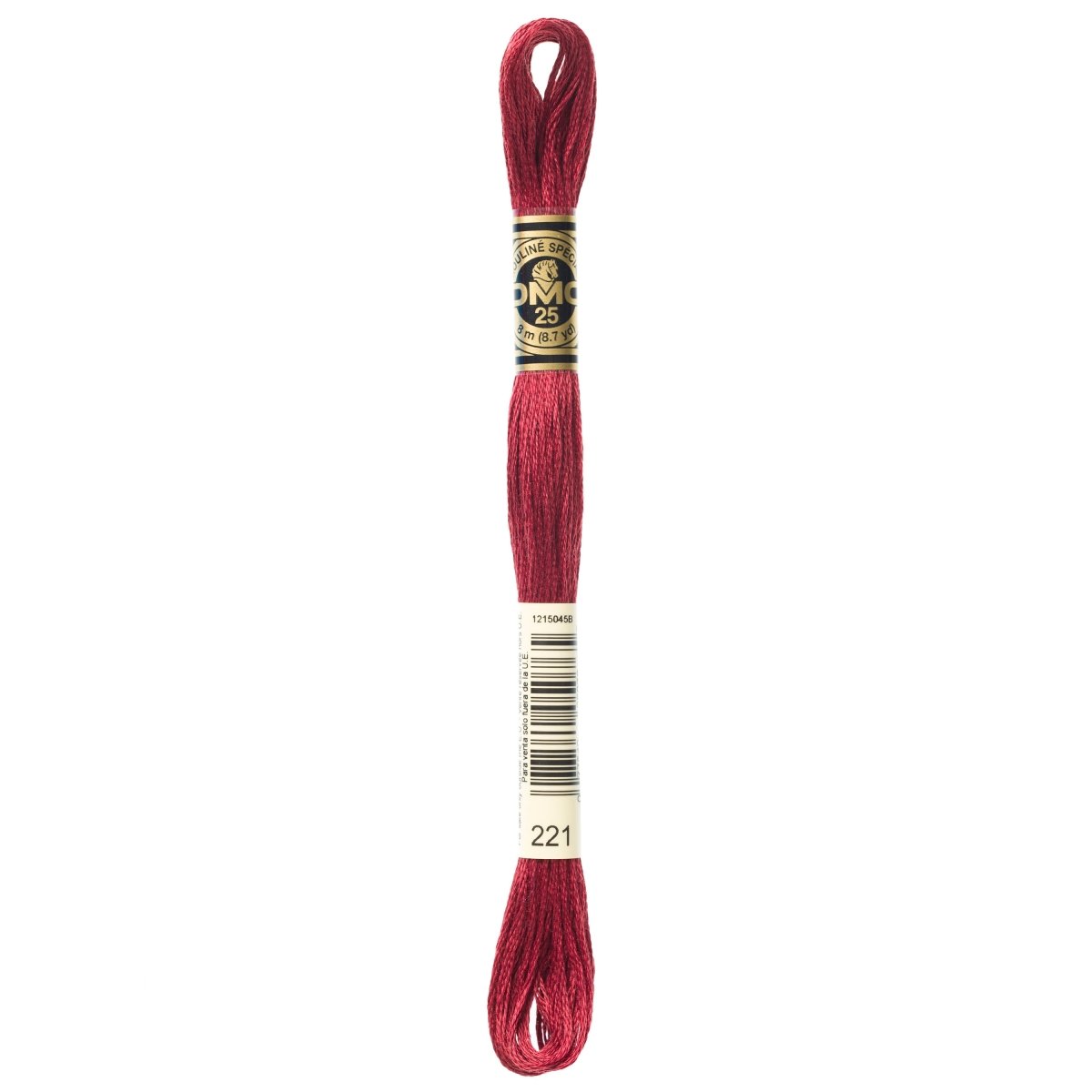 DMC 6 - Strand Cotton Embroidery Floss 8.7yd - 221 Very Dark Shell Pink - The Merri Artist - merriartist.com