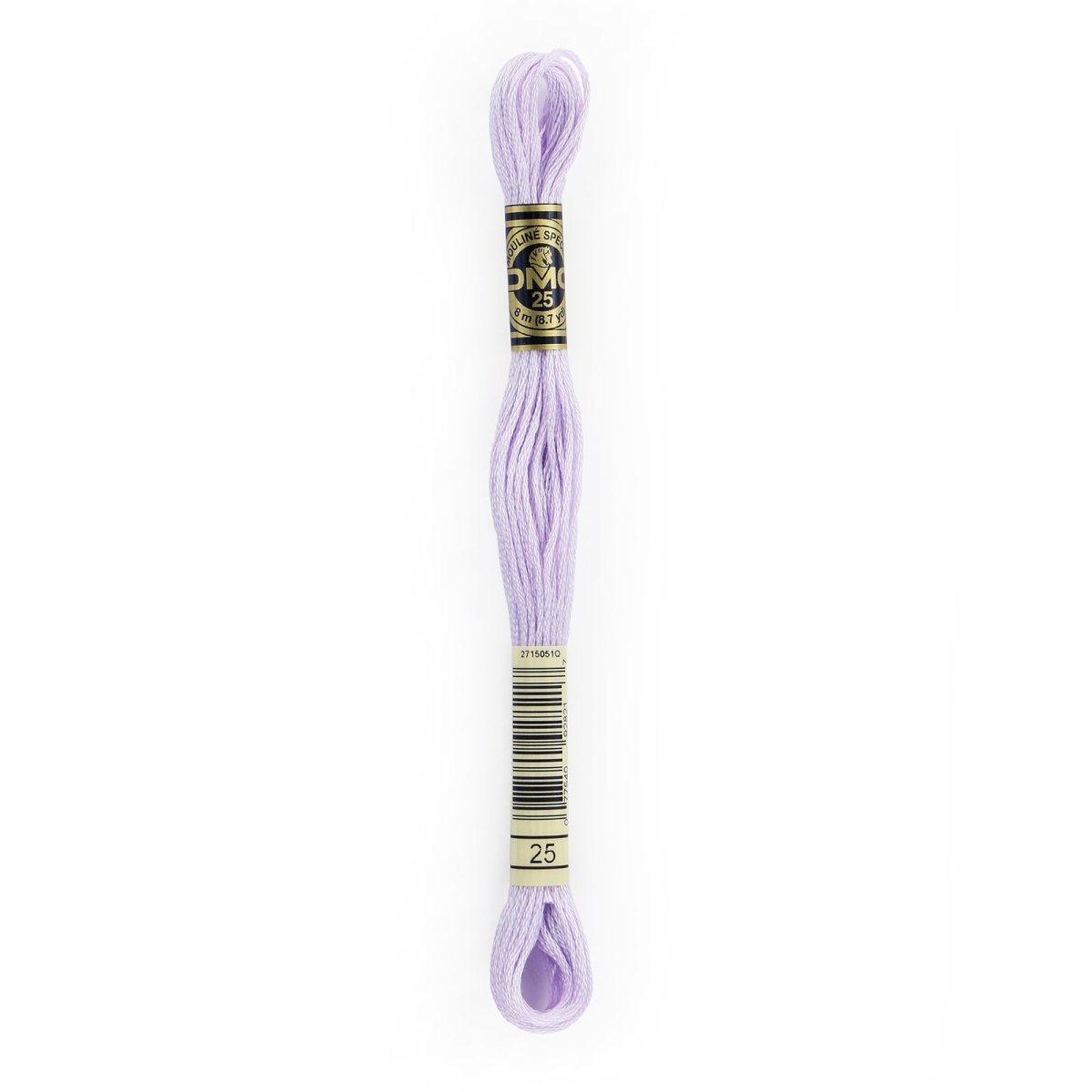 DMC 6 - Strand Cotton Embroidery Floss 8.7yd - 25 Ultra Light Lavender - The Merri Artist - merriartist.com