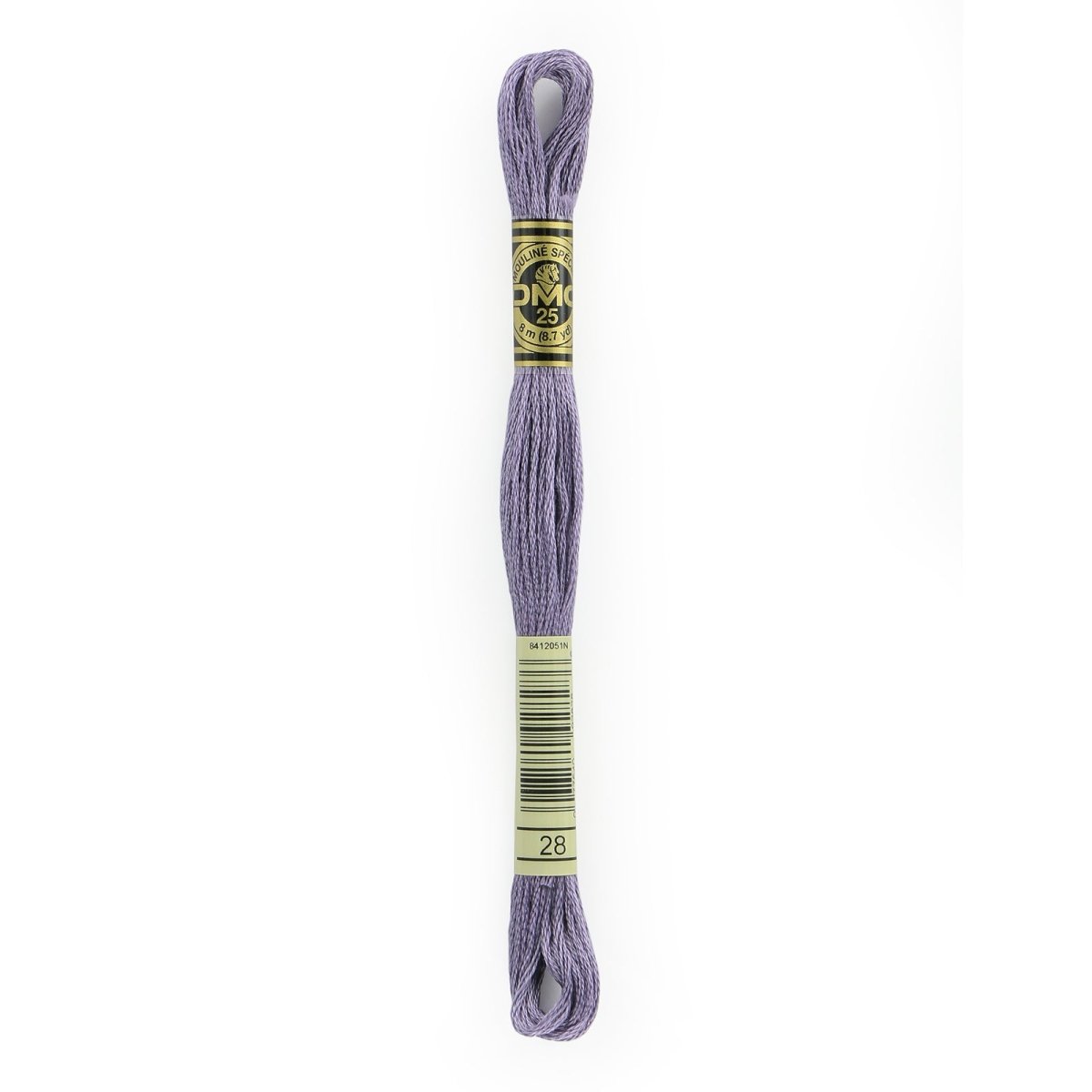 DMC 6 - Strand Cotton Embroidery Floss 8.7yd - 28 Medium Light Eggplant - The Merri Artist - merriartist.com