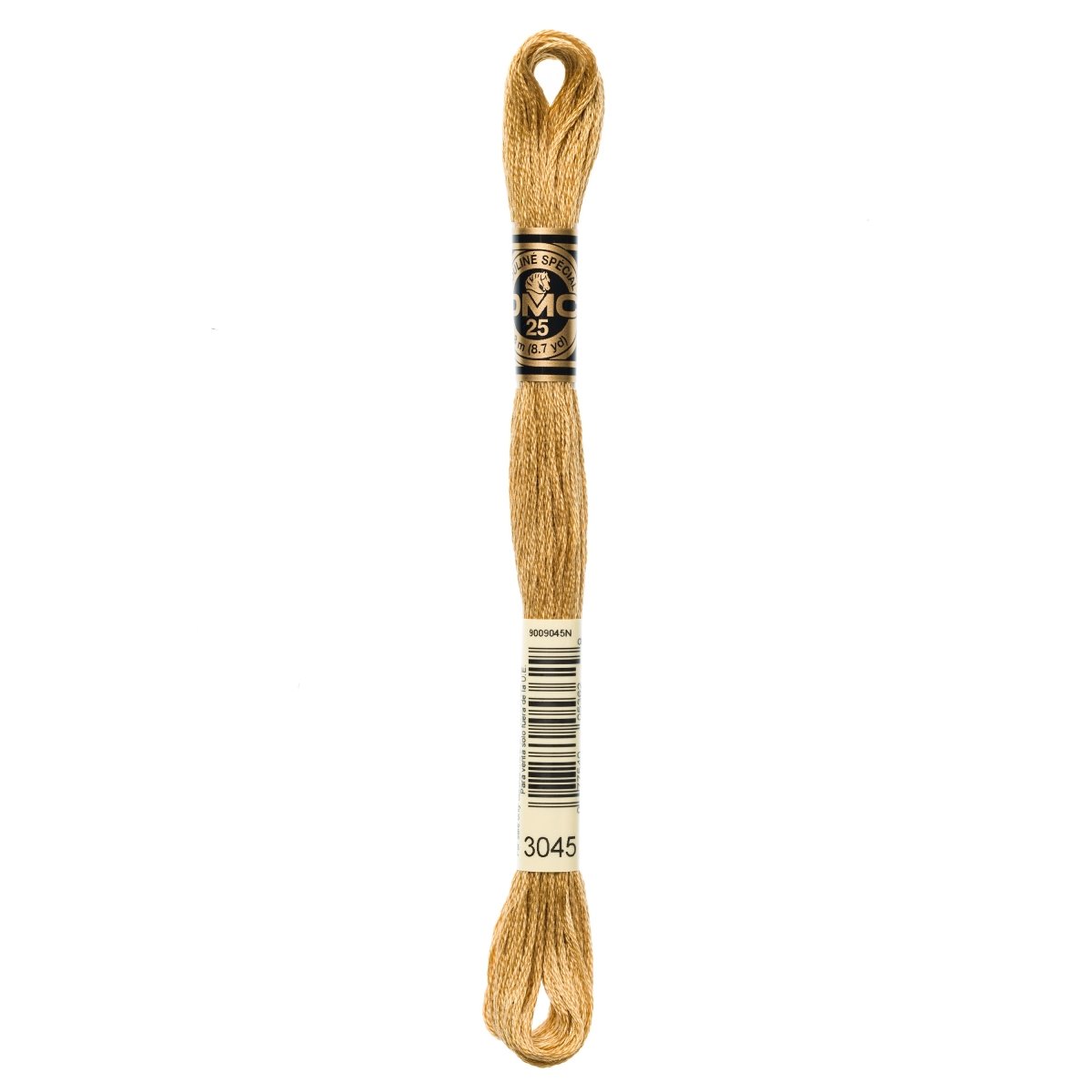 DMC 6 - Strand Cotton Embroidery Floss 8.7yd - 3045 Dark Yellow Beige - The Merri Artist - merriartist.com