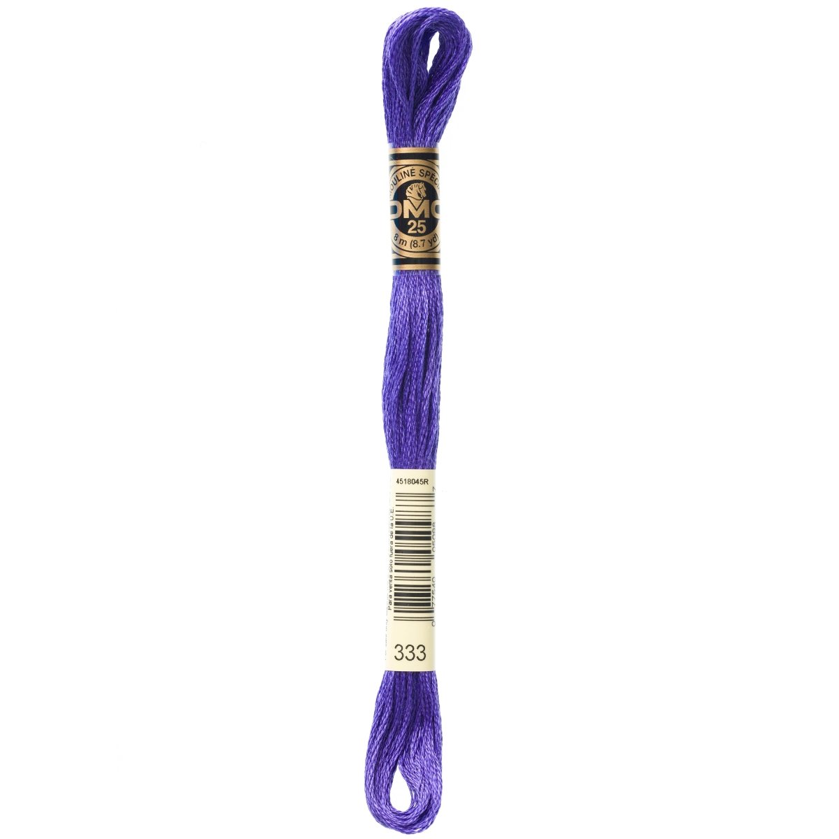 DMC 6 - Strand Cotton Embroidery Floss 8.7yd - 333 Very Dark Blue Violet - The Merri Artist - merriartist.com