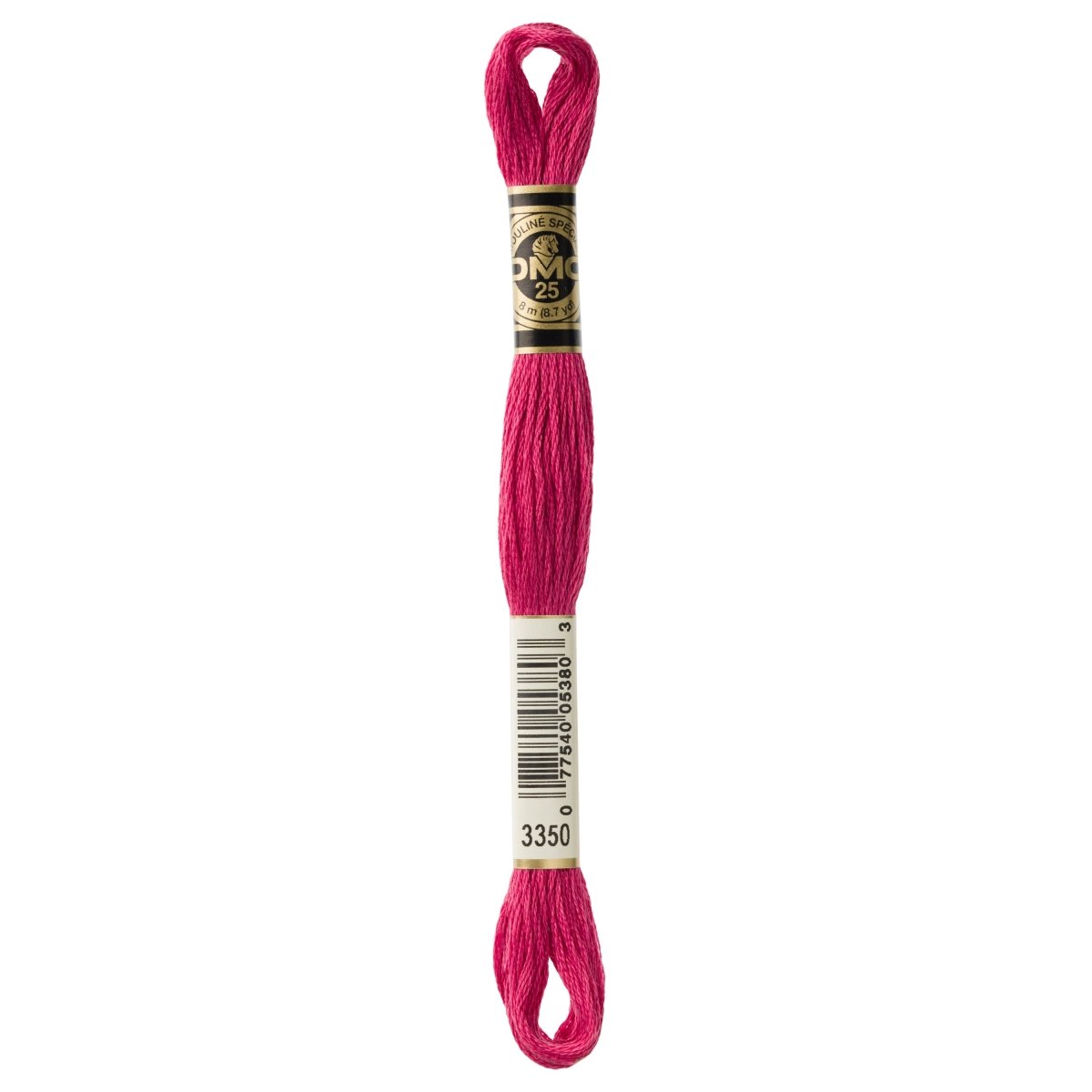DMC 6 - Strand Cotton Embroidery Floss 8.7yd - 3350 Ultra Dark Dusty Rose - The Merri Artist - merriartist.com