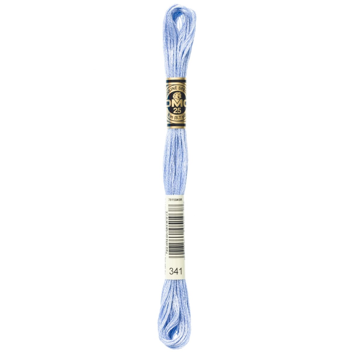 DMC 6 - Strand Cotton Embroidery Floss 8.7yd - 341 Light Blue Violet - The Merri Artist - merriartist.com