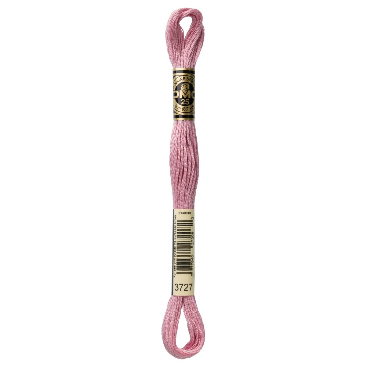 DMC 6 - Strand Cotton Embroidery Floss 8.7yd - 3727 Light Antique Mauve - The Merri Artist - merriartist.com