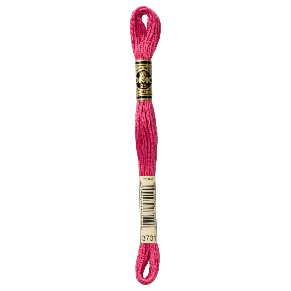 DMC 6 - Strand Cotton Embroidery Floss 8.7yd - 3731 Very Dark Dusty Rose - The Merri Artist - merriartist.com