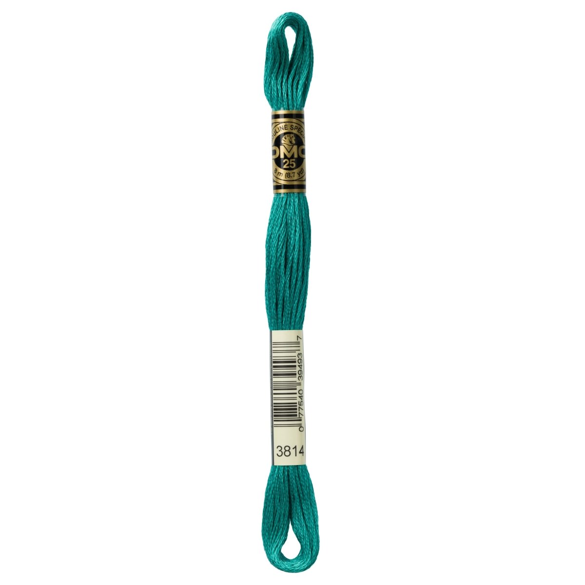 DMC 6 - Strand Cotton Embroidery Floss 8.7yd - 3814 Aquamarine - The Merri Artist - merriartist.com