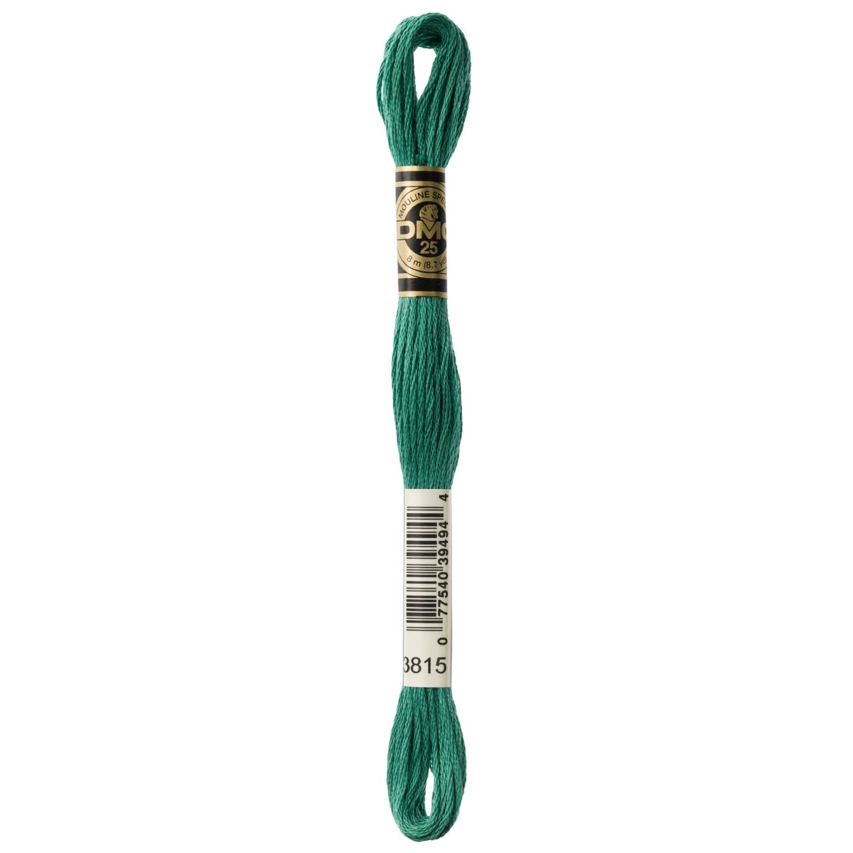 DMC 6 - Strand Cotton Embroidery Floss 8.7yd - 3815 Dark Celadon Green - The Merri Artist - merriartist.com