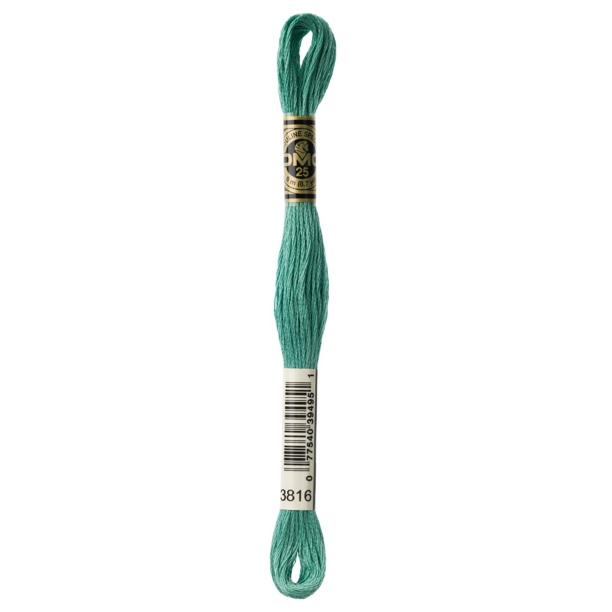 DMC 6 - Strand Cotton Embroidery Floss 8.7yd - 3816 Celadon Green - The Merri Artist - merriartist.com