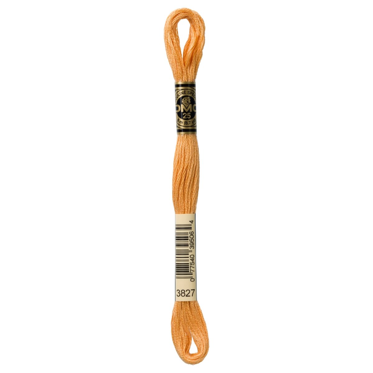 DMC 6 - Strand Cotton Embroidery Floss 8.7yd - 3827 Pale Golden Brown - The Merri Artist - merriartist.com
