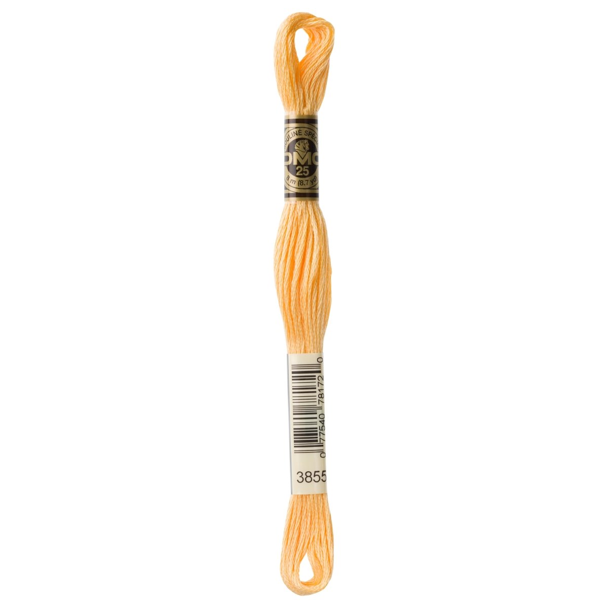 DMC 6 - Strand Cotton Embroidery Floss 8.7yd - 3855 Light Autumn Gold - The Merri Artist - merriartist.com