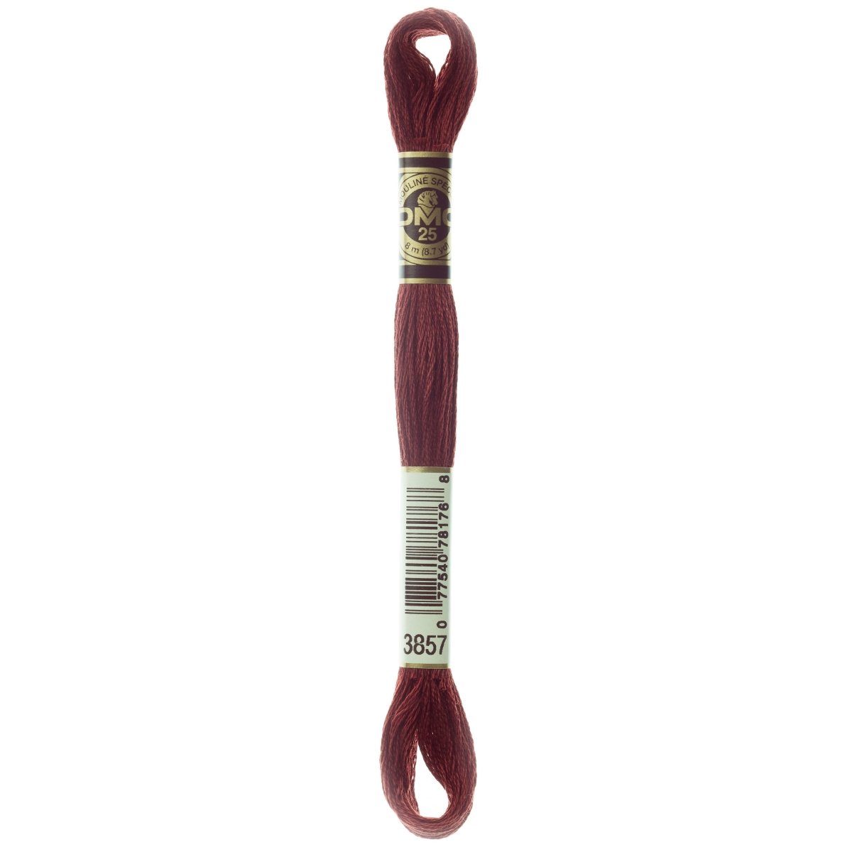DMC 6 - Strand Cotton Embroidery Floss 8.7yd - 3857 Dark Rosewood - The Merri Artist - merriartist.com