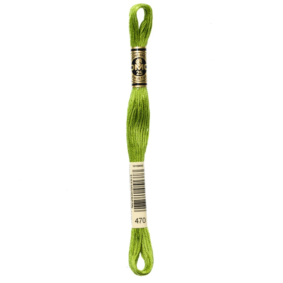 DMC 6 - Strand Cotton Embroidery Floss 8.7yd - 470 Light Avocado Green - The Merri Artist - merriartist.com