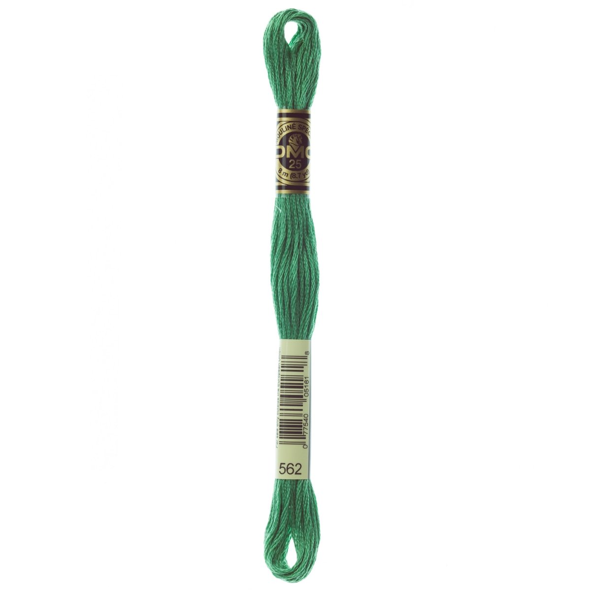 DMC 6 - Strand Cotton Embroidery Floss 8.7yd - 562 Medium Jade - The Merri Artist - merriartist.com